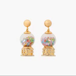 Kate Spade Gumball Earrings with Intricate Design